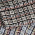 Cotton Polyester Woven Flannel Check Fabric